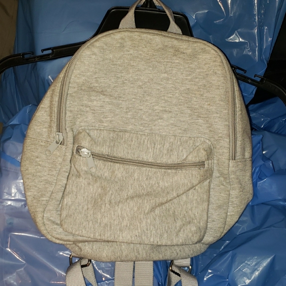 Gray Uni-sex Mini Backpack